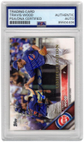 Travis Wood Signed LE 2016 Topps Baseball #507 (PSA) at PristineAuction.com