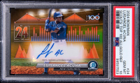 Luisangel Acuna 2024 Bowman Chrome Scouts Top 100 Autographs Gold Refractors #BTPA24 #30/50 (PSA 10) at PristineAuction.com