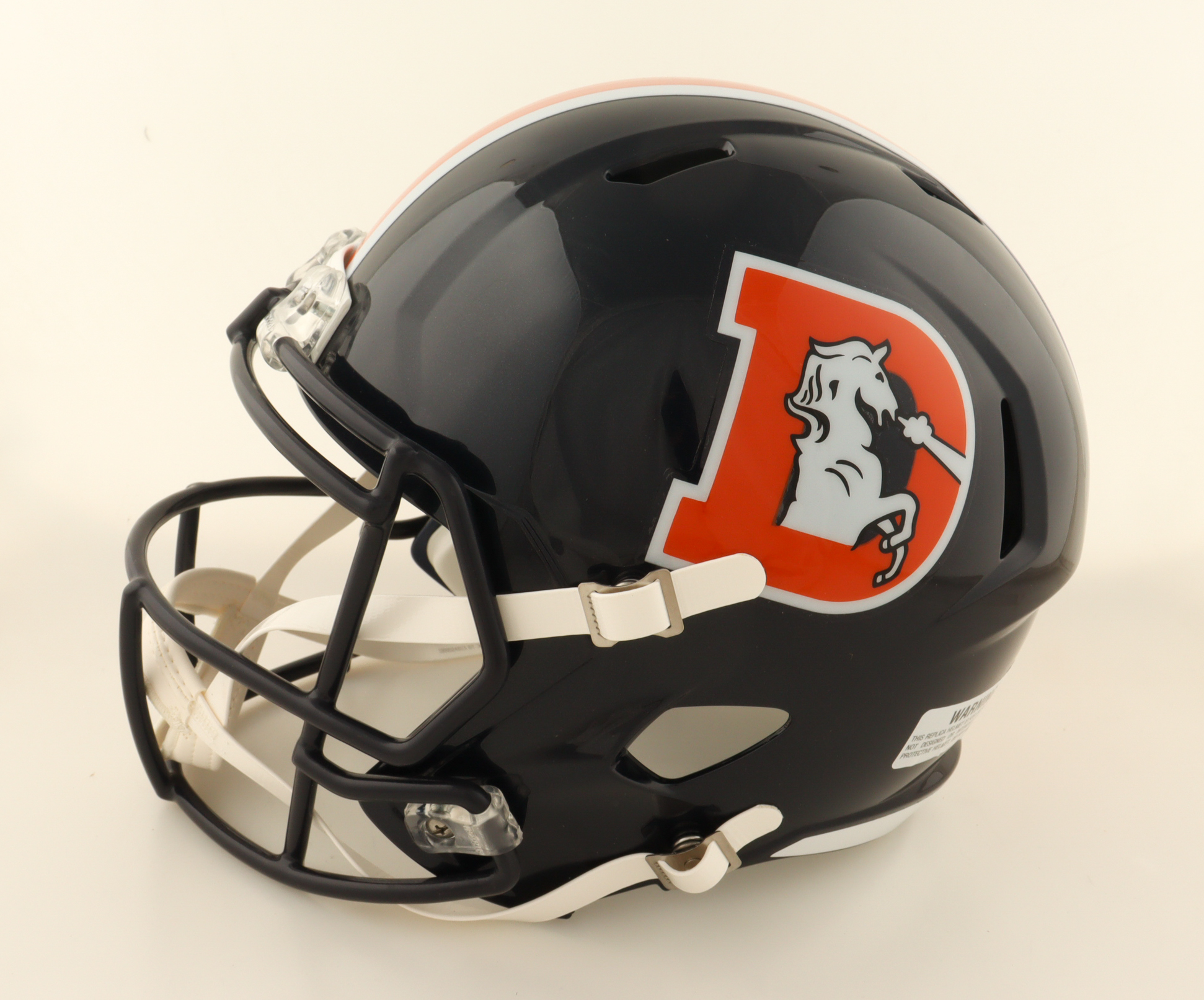 Randy Gradishar & Steve Atwater Signed Broncos Full-Size Throwback Alternate Speed Helmet Inscribed "HOF 24" (JSA) at PristineAuction.com Randy Gradishar & Steve Atwater Signed Broncos Full-Size Throwback Alternate Speed Helmet Inscribed "HOF 24" (JSA) at PristineAuction.com