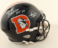Randy Gradishar & Steve Atwater Signed Broncos Full-Size Throwback Alternate Speed Helmet Inscribed "HOF 24" (JSA) at PristineAuction.com