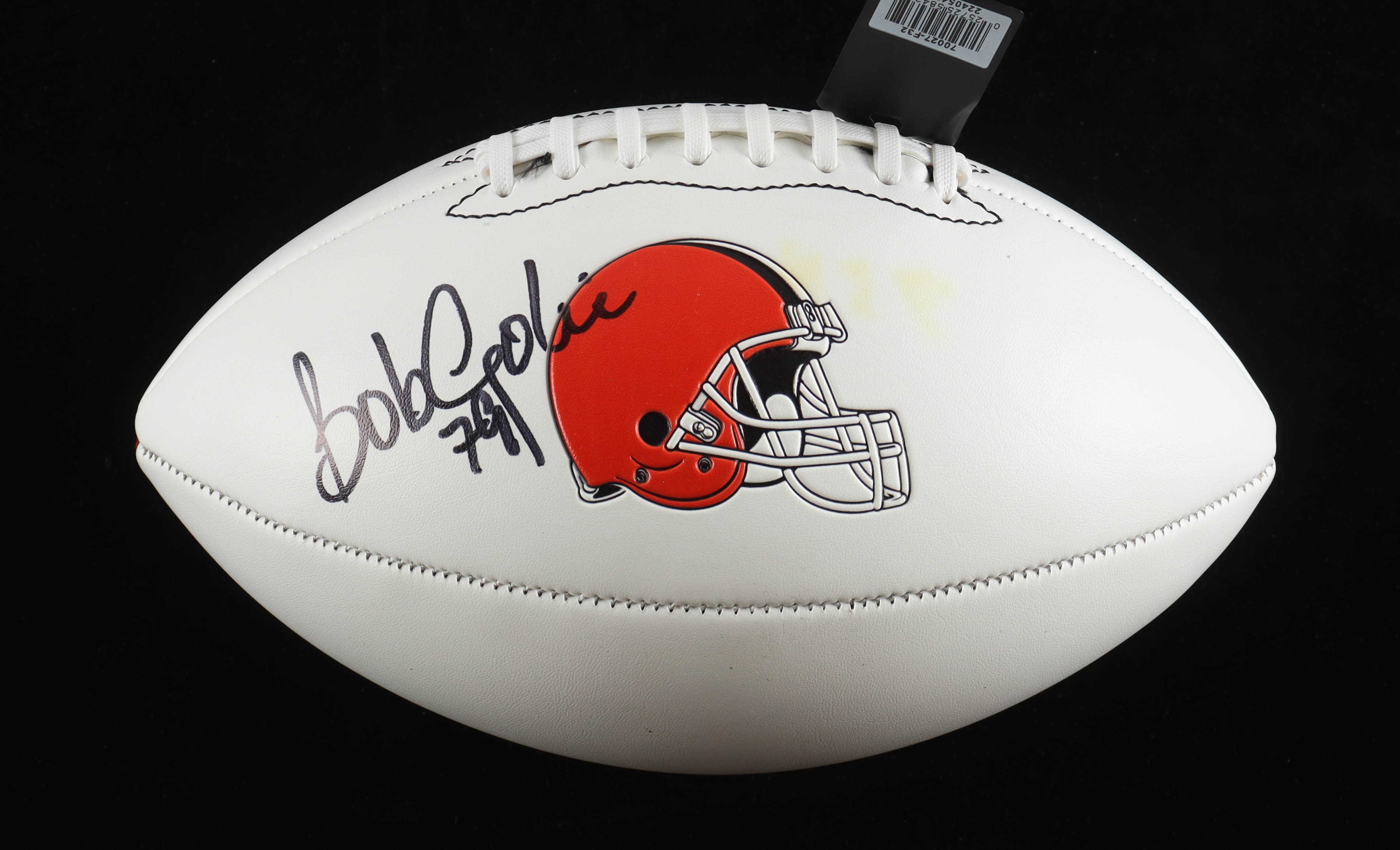 Bob Golic Signed Browns Logo NFL Football (JSA) at PristineAuction.com Bob Golic Signed Browns Logo NFL Football (JSA) at PristineAuction.com