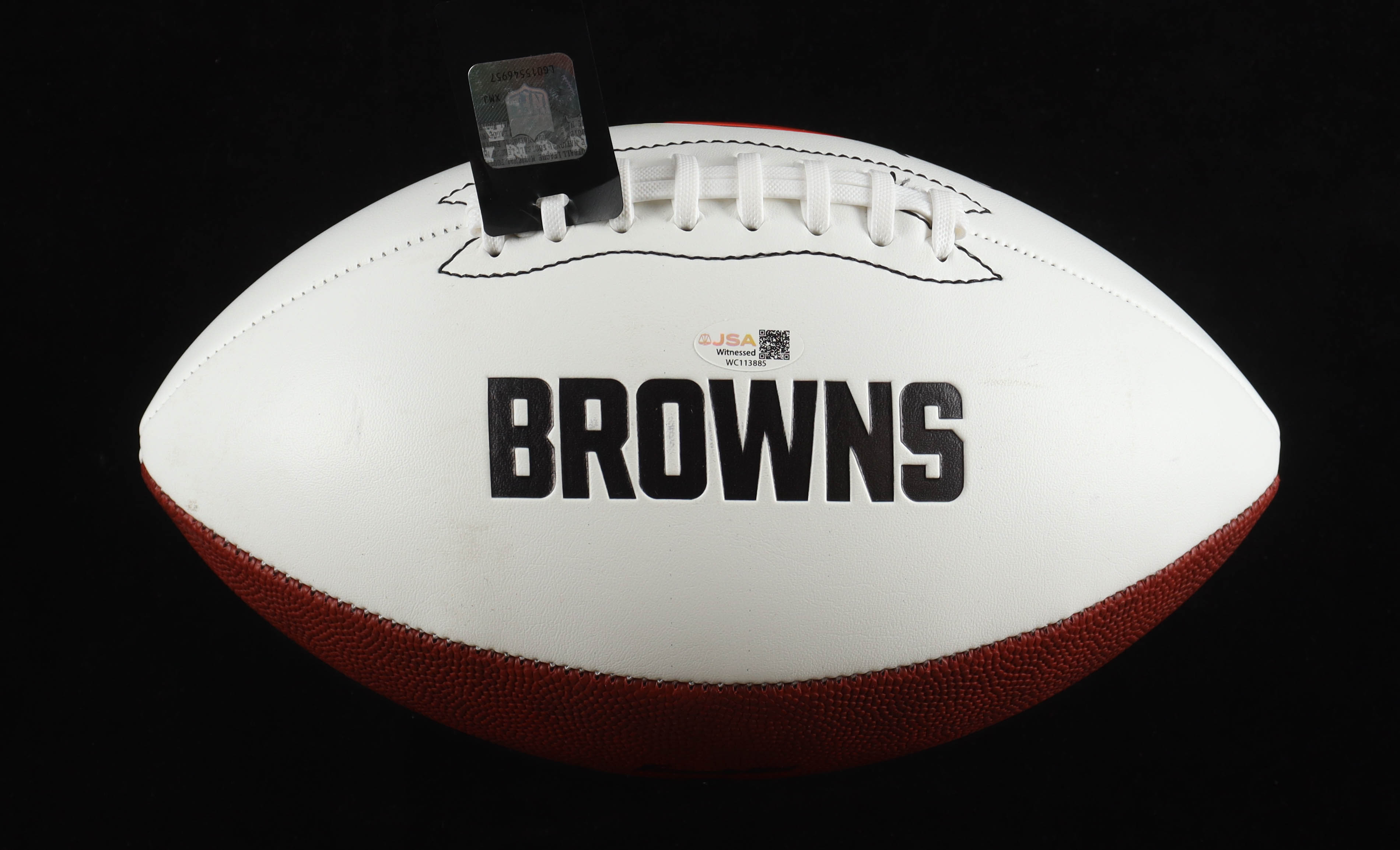 Bob Golic Signed Browns Logo NFL Football (JSA) at PristineAuction.com Bob Golic Signed Browns Logo NFL Football (JSA) at PristineAuction.com