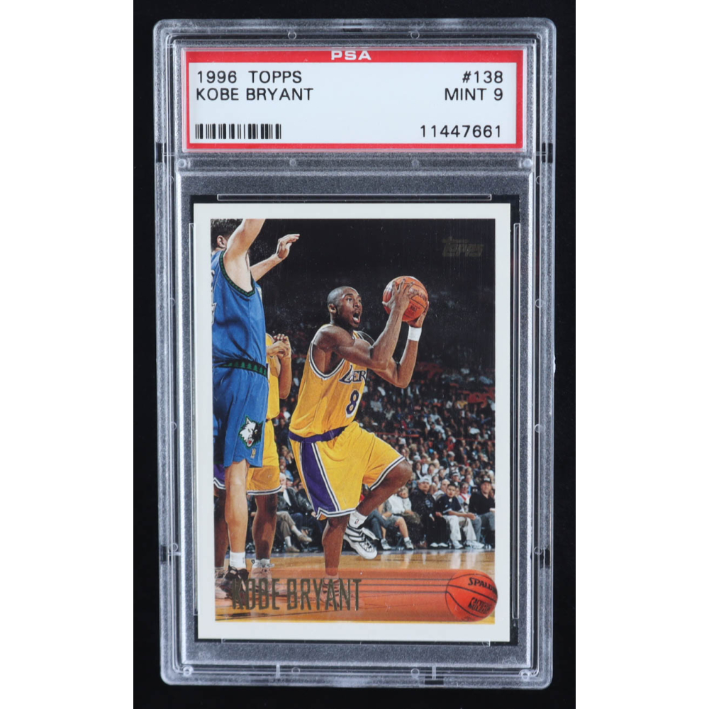 Kobe Bryant 1996-97 Topps #138 RC (PSA 9) | Pristine Auction