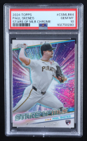 Paul Skenes 2024 Topps Chrome Stars of MLB #CSMLB64 RC (PSA 10) at PristineAuction.com