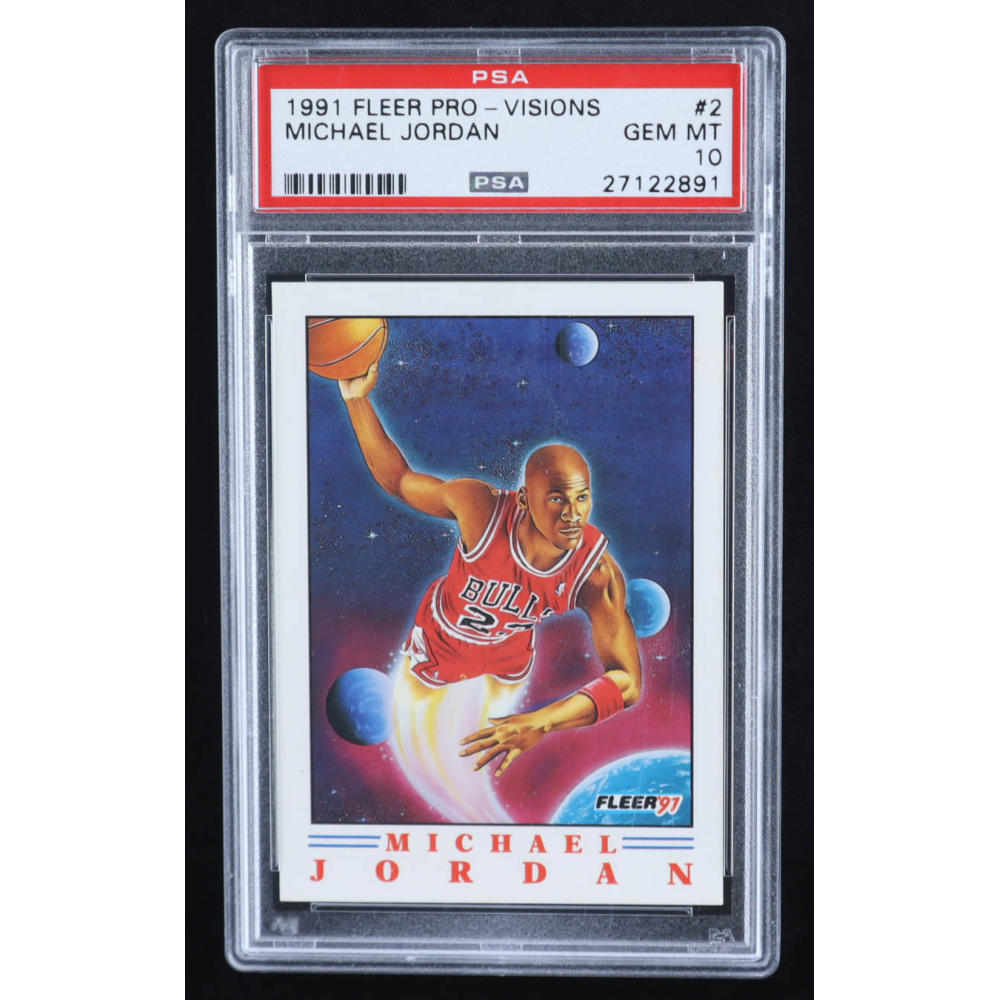 Michael Jordan 1991-92 Fleer Pro-Visions #2 (PSA 10) at PristineAuction.com