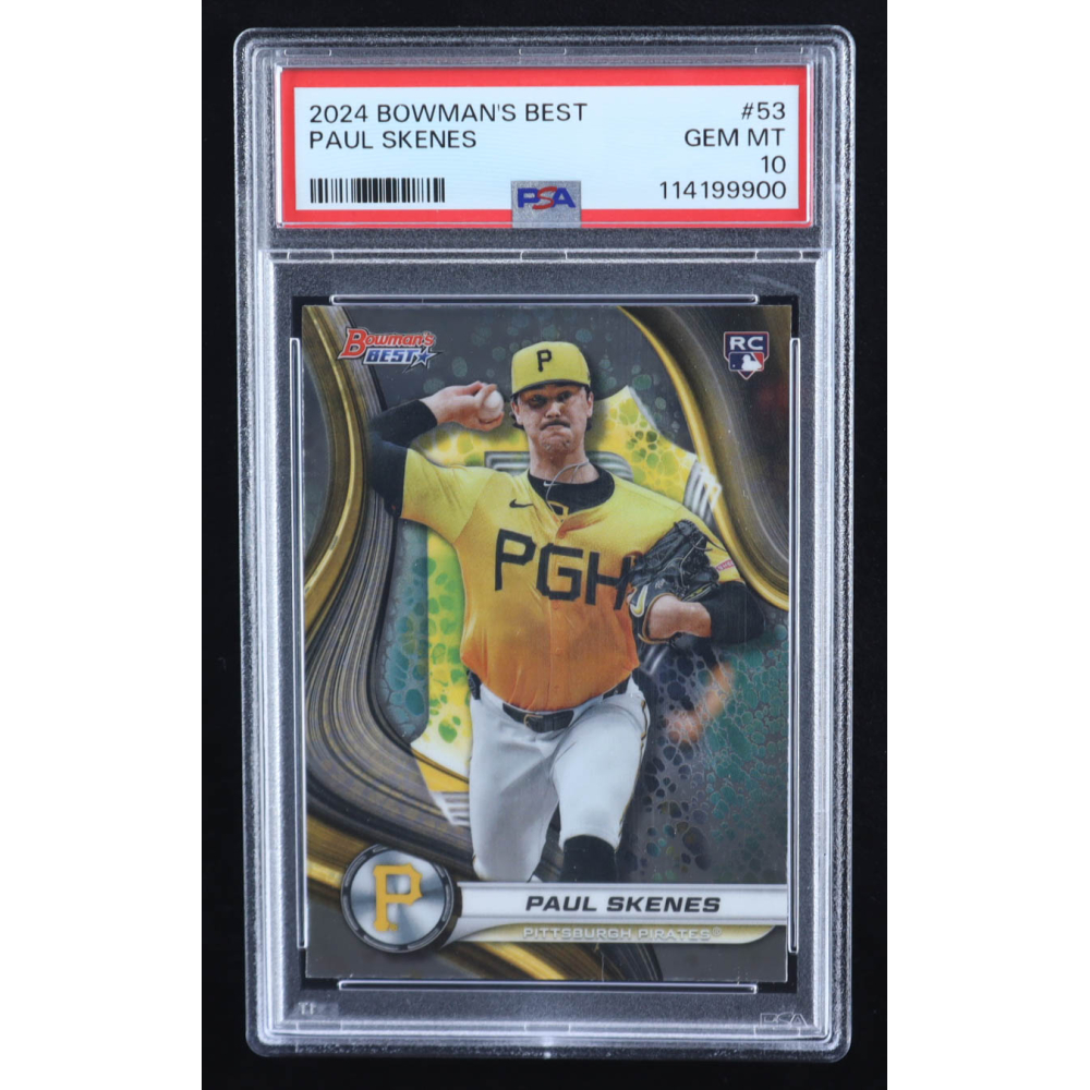 Paul Skenes 2024 Bowman's Best #53 RC (PSA 10) at PristineAuction.com