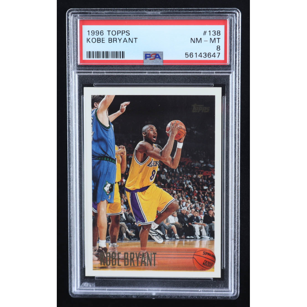 Kobe Bryant 1996-97 Topps #138 RC (PSA 8) at PristineAuction.com