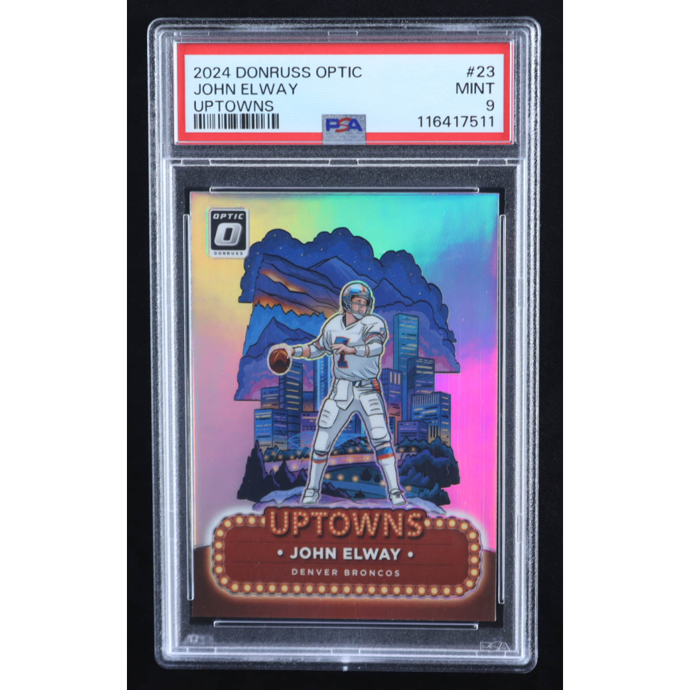 John Elway 2024 Donruss Optic Uptowns #23 (PSA 9) at PristineAuction.com