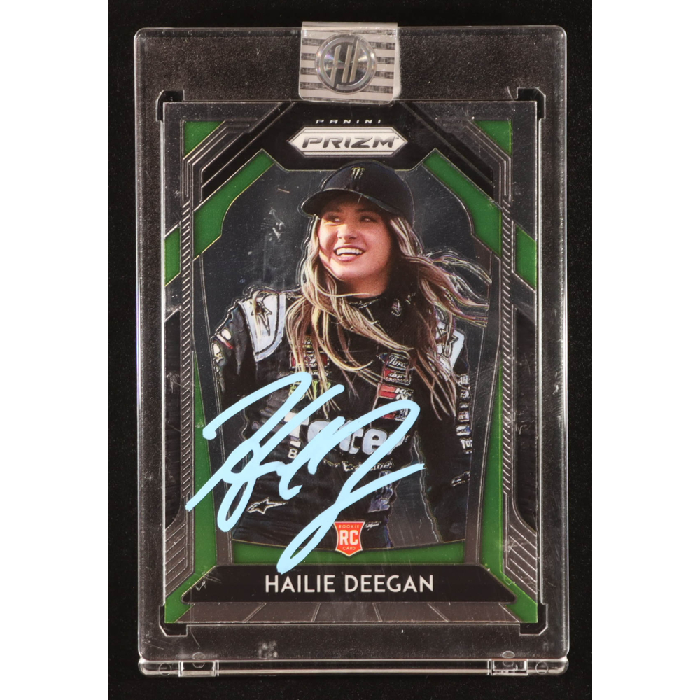 Hailie Deegan Signed 2020 Panini Prizm #56 RC (PA) at PristineAuction.com