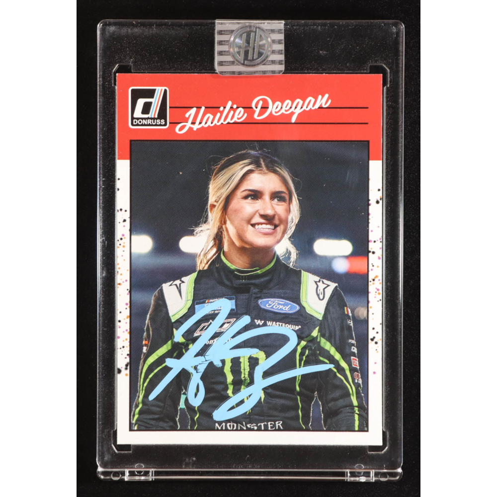 Hailie Deegan Signed 2023 Donruss #167 RETRO (PA) at PristineAuction.com