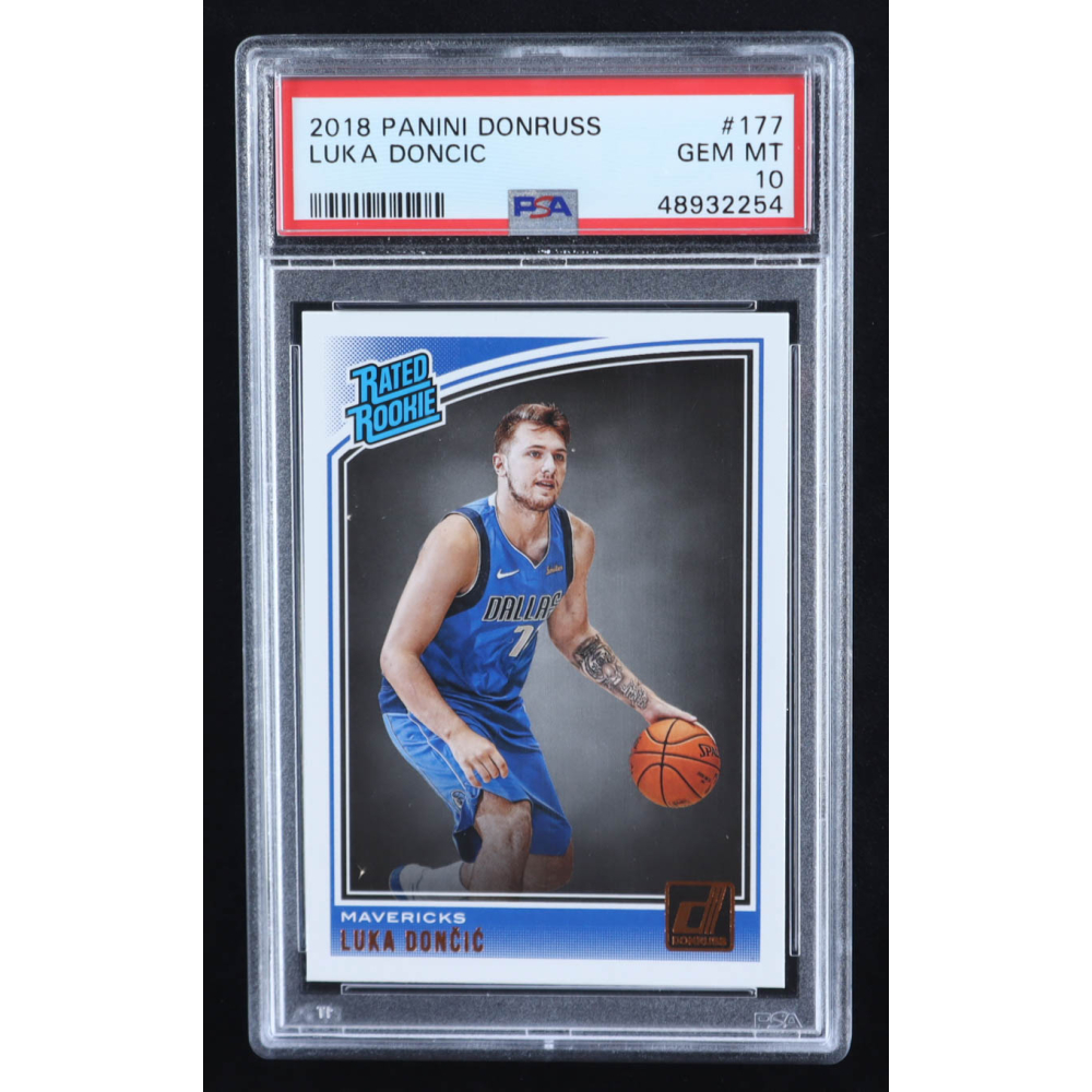 Luka Doncic 2018-19 Donruss #177 RR RC (PSA 10) at PristineAuction.com
