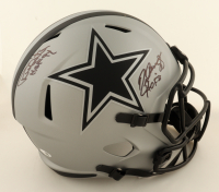 Drew Pearson & Randy White Signed Cowboys Full-Size Rave Alternate Speed Helmet Inscribed "HOF 94" & "HOF 21" (JSA) at PristineAuction.com