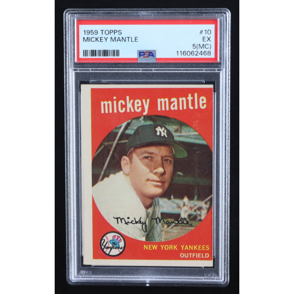Mickey Mantle 1959 Topps #10 (PSA 5) at PristineAuction.com
