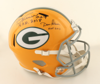 Jerry Kramer & Dave Robinson Signed Packers Full-Size Speed Helmet Inscribed "H.O.F. 2018" & "HOF 2013" (JSA) at PristineAuction.com