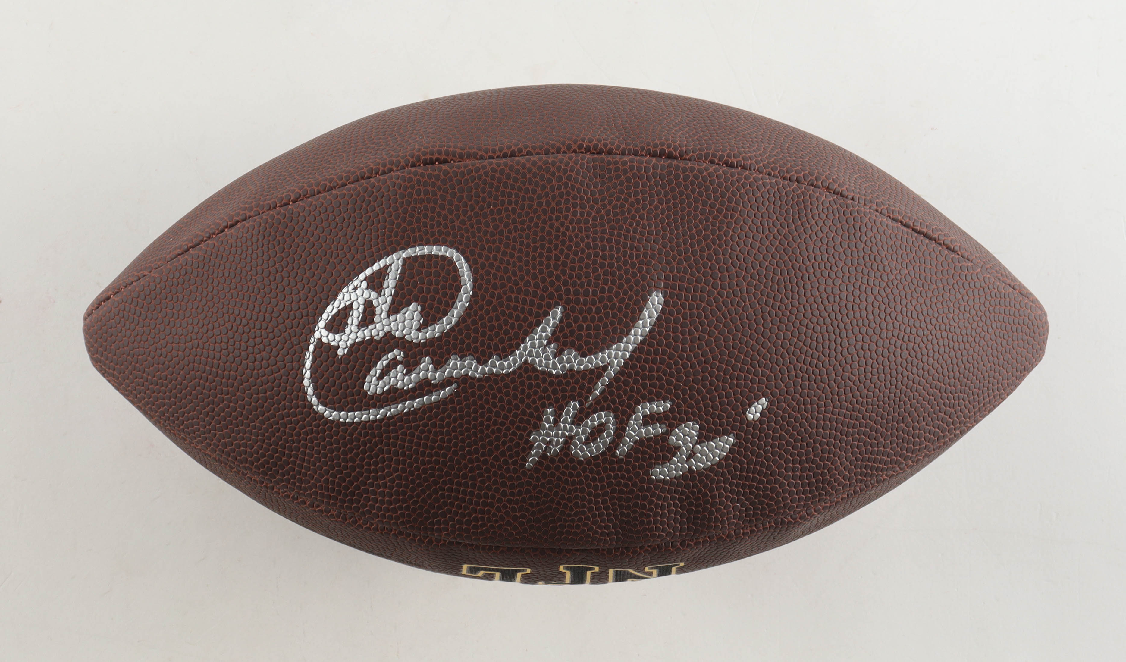 Harold Carmichael Signed NFL Football Inscribed "HOF 20'" (JSA) at PristineAuction.com Harold Carmichael Signed NFL Football Inscribed "HOF 20'" (JSA) at PristineAuction.com