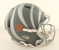 Corey Dillon Signed Bengals Full-Size Slate Alternate Speed Helmet (Schwartz) at PristineAuction.com