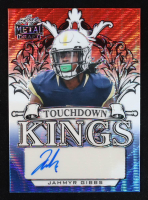 Jahmyr Gibbs 2022 Leaf Metal Draft Touchdown Kings Autograph Red, White & Blue #JG1 RC #6/7 at PristineAuction.com