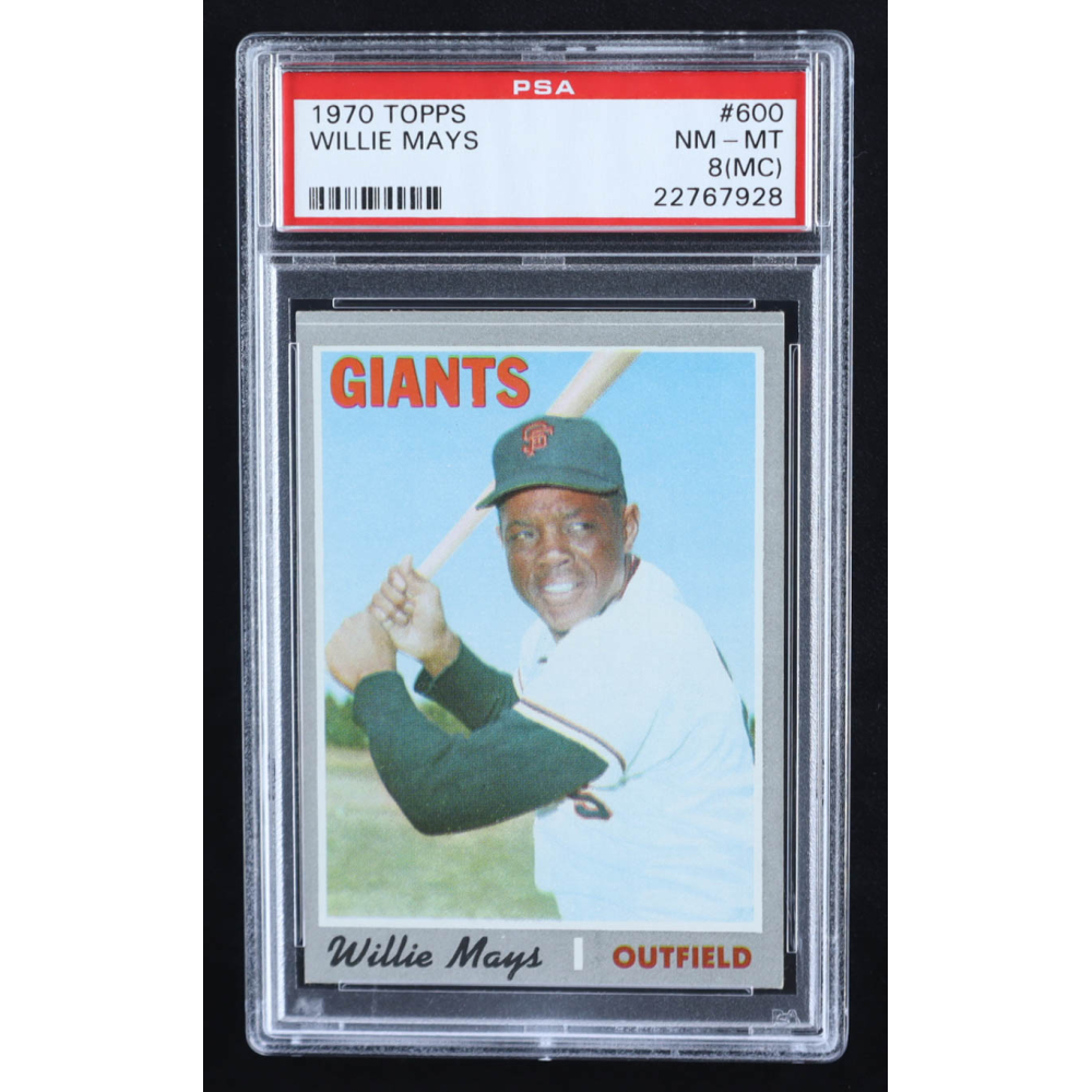 Willie Mays 1970 Topps #600 (PSA 8) at PristineAuction.com