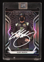 Kurt Busch Signed 2021 Panini Chronicles Obsidian #6 (PA) at PristineAuction.com