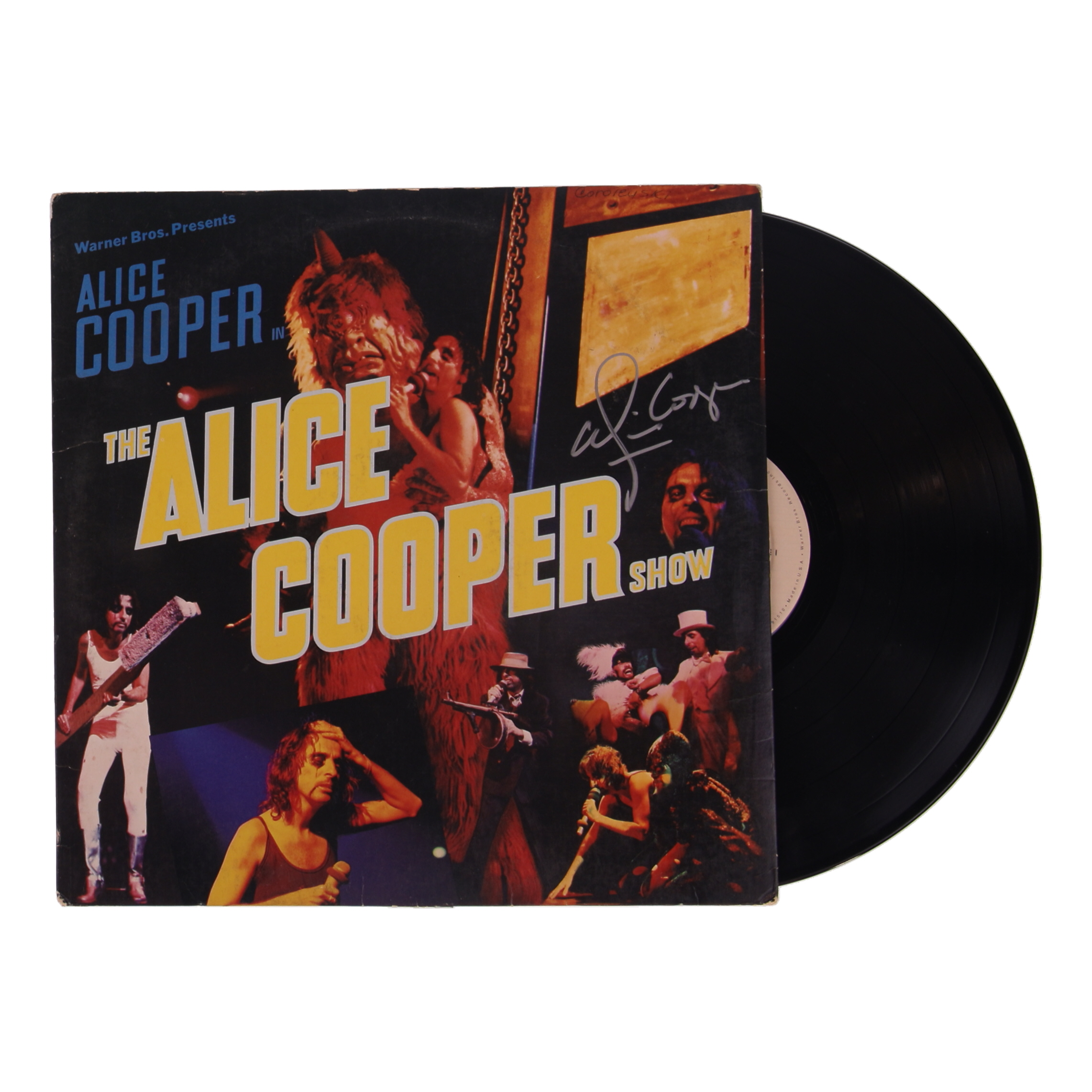 Alice Cooper Signed "The Alice Cooper Show" Vinyl Record Album (Beckett) at PristineAuction.com Alice Cooper Signed "The Alice Cooper Show" Vinyl Record Album (Beckett) at PristineAuction.com