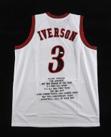 Allen Iverson Signed Career Highlight Stat Jersey (JSA) at PristineAuction.com