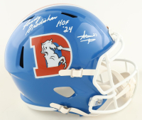 Randy Gradishar & Steve Atwater Signed Broncos Full-Size Throwback Speed Helmet Inscribed "HOF '24" (JSA) at PristineAuction.com