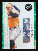 Paul Skenes 2024 Leaf Press Pass Autographs Green Ice #PPPS1 RC #2/6 at PristineAuction.com