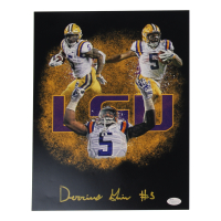 Derrius Guice Signed LSU Tigers 11x14 Photo (JSA) at PristineAuction.com