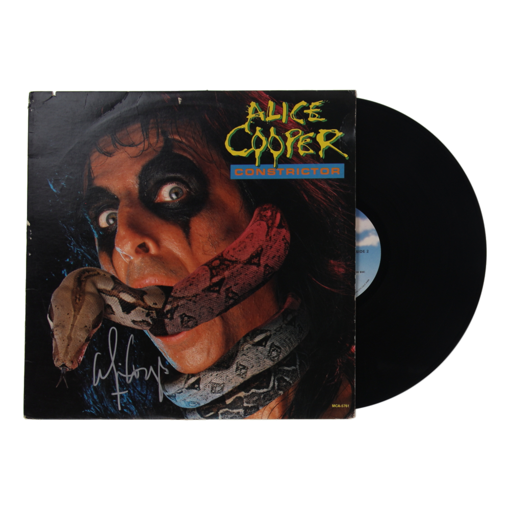 Music Cd Frame Alice Cooper Signed