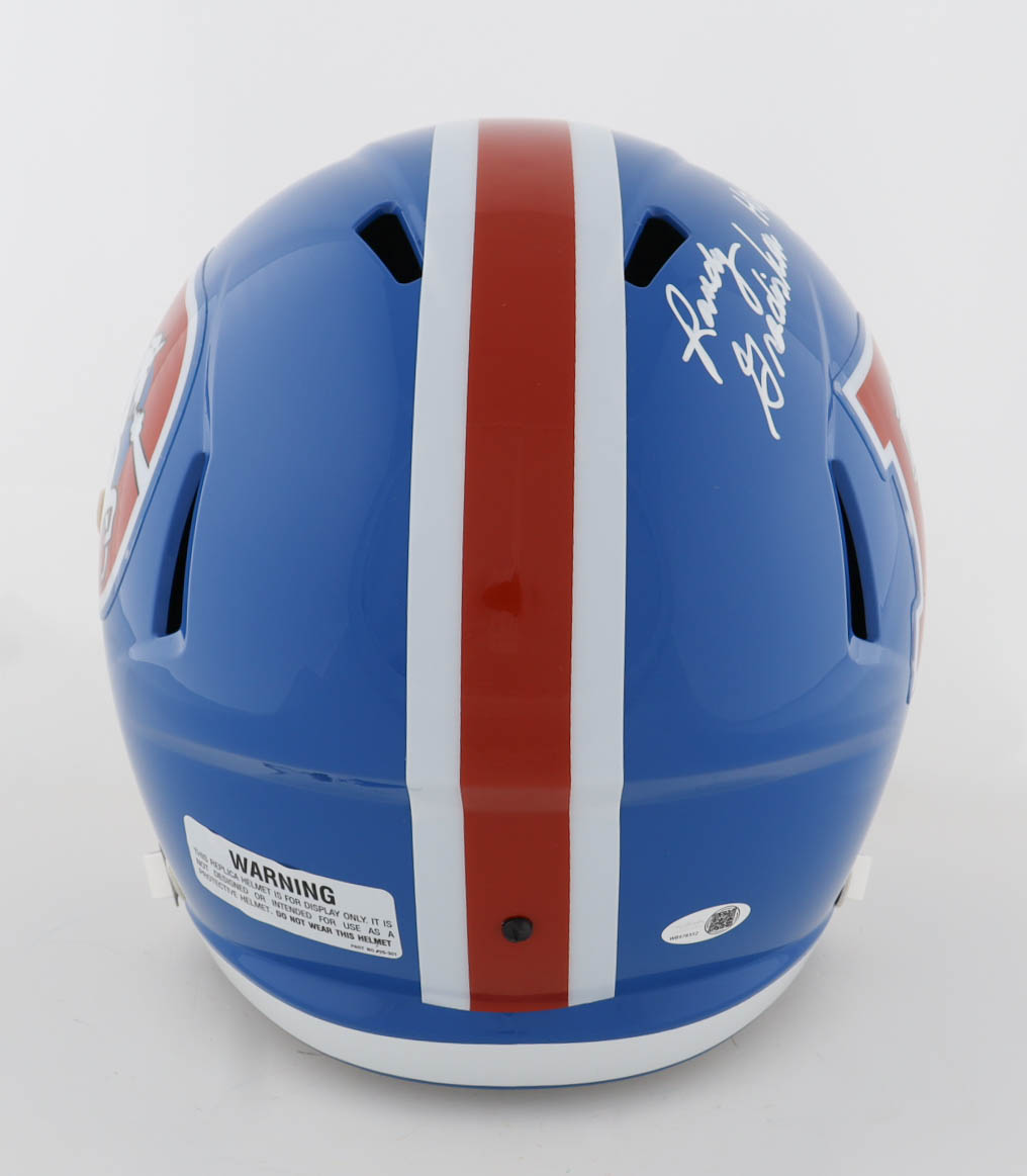 Randy Gradishar Signed Broncos Full-Size Throwback Speed Helmet Inscribed "HOF '24" (JSA) at PristineAuction.com Randy Gradishar Signed Broncos Full-Size Throwback Speed Helmet Inscribed "HOF '24" (JSA) at PristineAuction.com