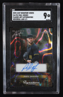 Paul Skenes 2025 Leaf Classic Art Signature Series Memorial Lava #CAPS1 #1/1 (SGC 9) at PristineAuction.com