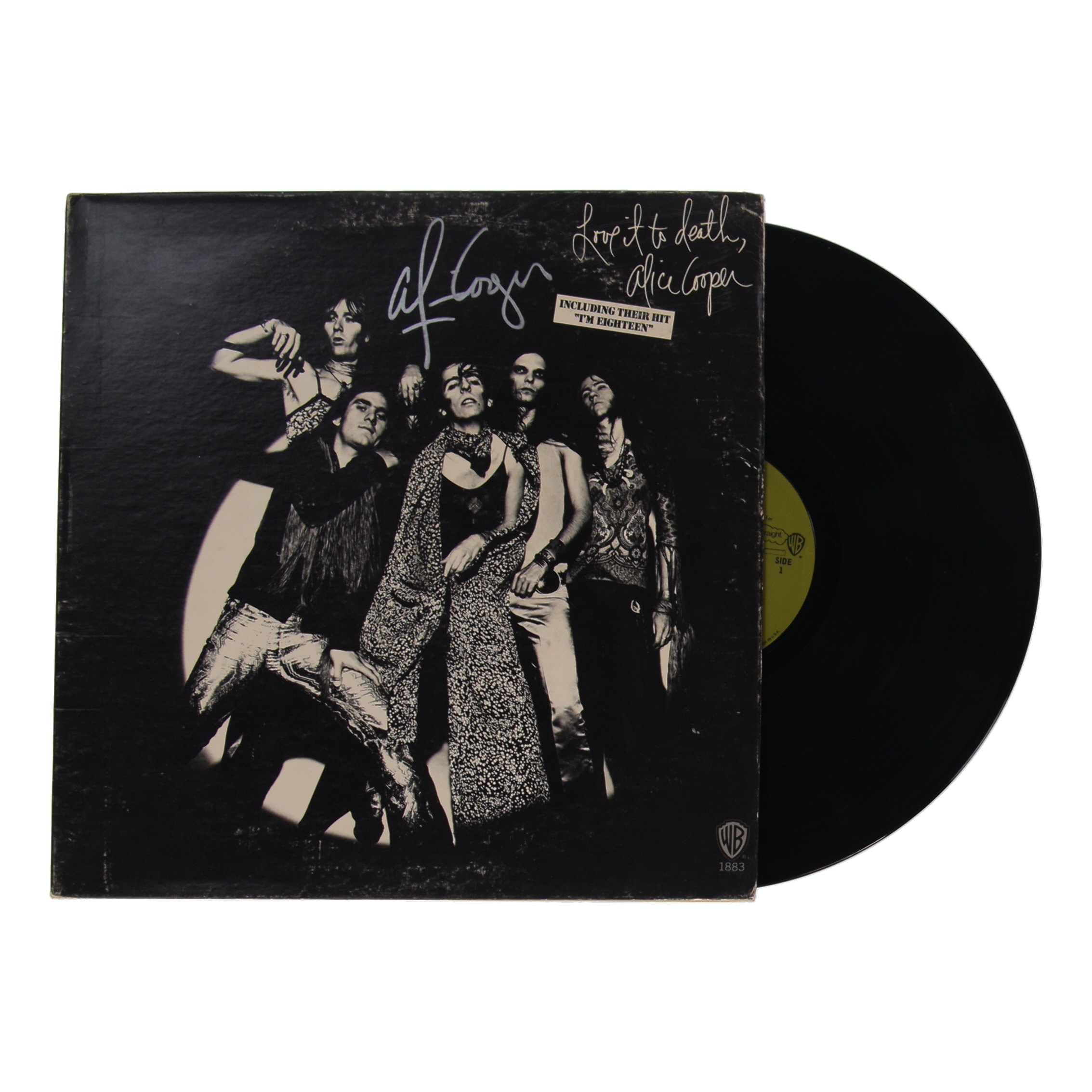 Alice Cooper Signed "Love It to Death" Vinyl Record Album (Beckett) at PristineAuction.com Alice Cooper Signed "Love It to Death" Vinyl Record Album (Beckett) at PristineAuction.com