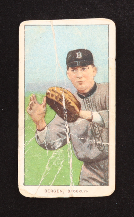 Bill Bergen 1909-11 T206 #36 / Catching at PristineAuction.com Bill Bergen 1909-11 T206 #36 / Catching at PristineAuction.com