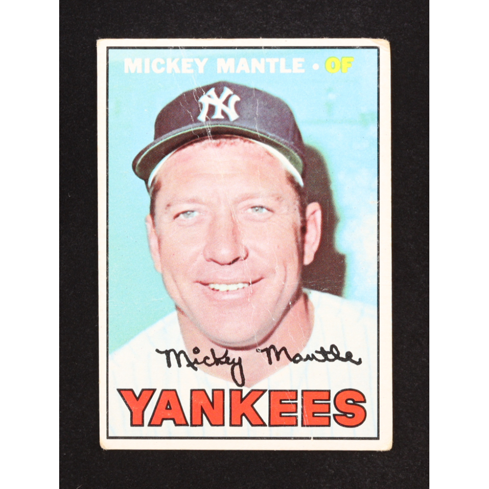 Mickey Mantle 1967 Topps #150 at PristineAuction.com