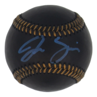 Jac Caglianone Signed OML Black Leather Baseball (JSA) at PristineAuction.com
