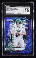 Aaron Rodgers 2024 Panini Prizm Prizms Choice Blue #222 #11/14 (CGC 10) at PristineAuction.com