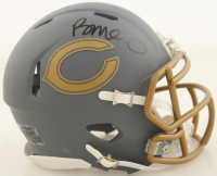 Rome Odunze Signed Bears Slate Alternate Speed Mini Helmet (PSA) at PristineAuction.com