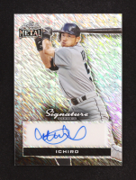 Ichiro 2024 Leaf Signature Series Silver Diagonal Shimmer #BLI1 #1/1 at PristineAuction.com