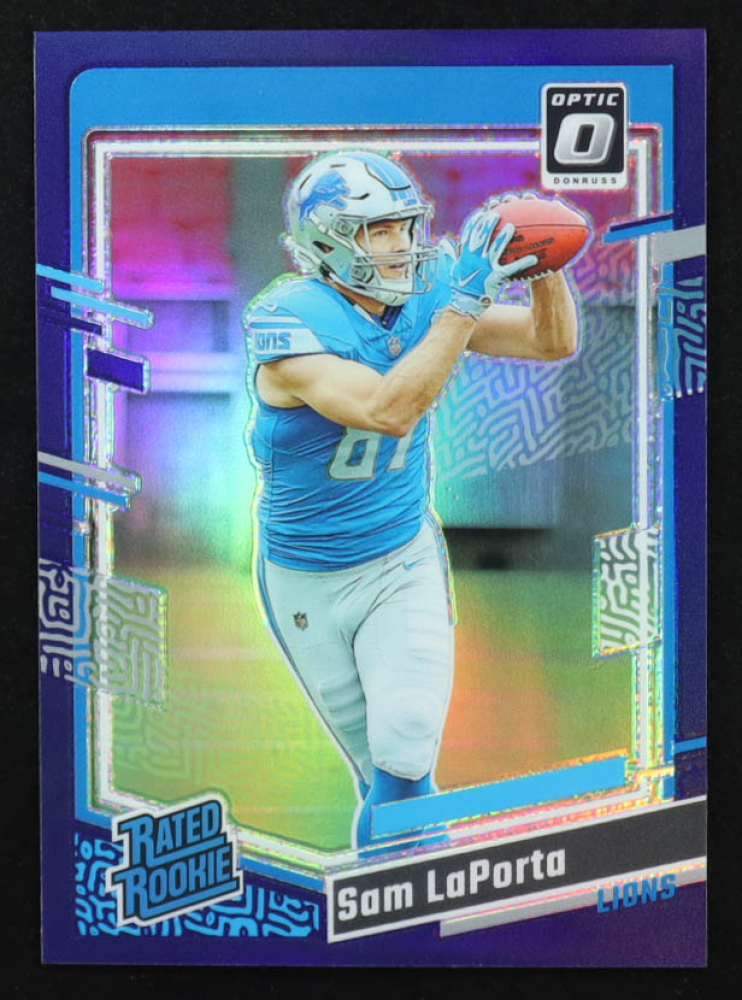 Sam LaPorta 2023 Donruss Optic Purple #237 RR RC #19/50