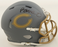 Rome Odunze Signed Bears Slate Alternate Speed Mini Helmet (PSA) at PristineAuction.com