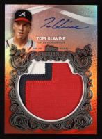 Tom Glavine 2021 Topps Sterling Sterling Splendor Jumbo Patch Autographs Red #SSJPATGL #3/3 at PristineAuction.com