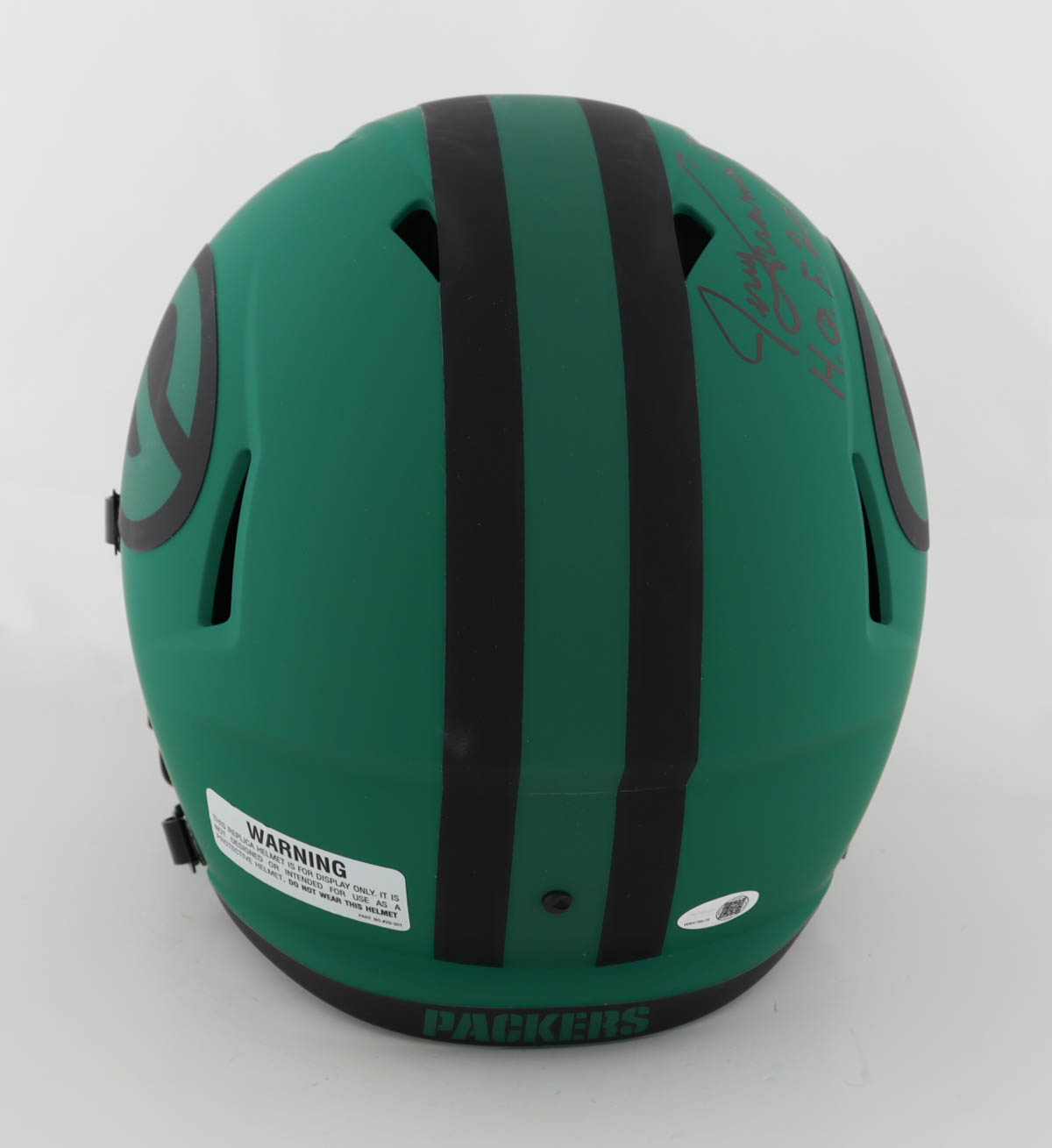 Jerry Kramer & Dave Robinson Signed Packers Full-Size Rave Alternate Speed Helmet Inscribed "H.O.F. 2018" & "HOF 2013" (JSA) at PristineAuction.com Jerry Kramer & Dave Robinson Signed Packers Full-Size Rave Alternate Speed Helmet Inscribed "H.O.F. 2018" & "HOF 2013" (JSA) at PristineAuction.com