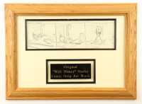 Original Walt Disney Studio "Mickey & His Friends" Custom Framed Hand-Sketched Comic Rough at PristineAuction.com