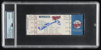Eddie Murray Signed Original 3,000th Hit Ticket | 1995 Minnesota Twins (PSA 10) at PristineAuction.com