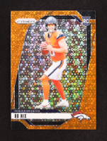 Bo Nix 2024 Panini Prizm Prizms Orange Disco #309 RC at PristineAuction.com