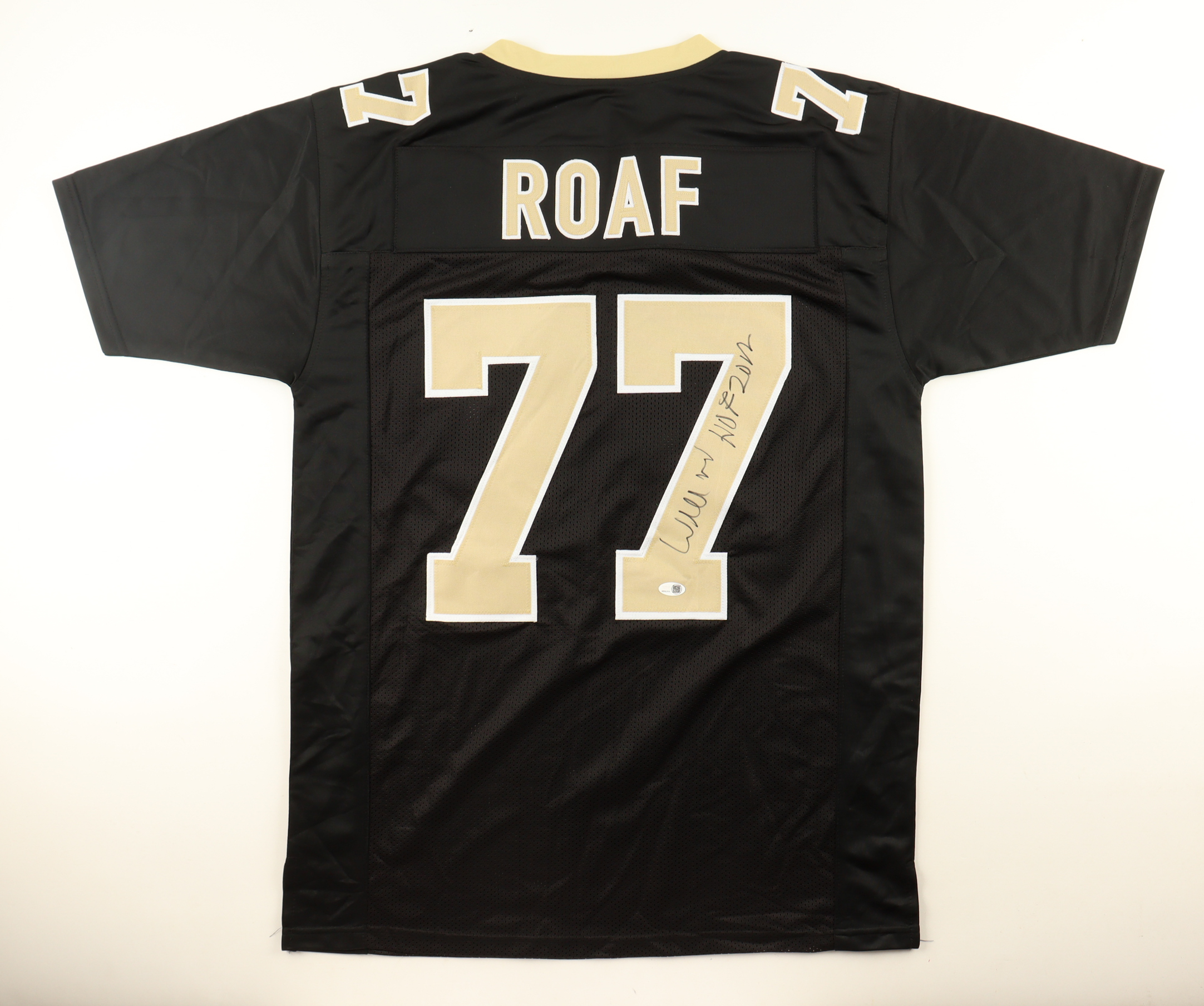Willie Roaf Signed Jersey Inscribed "HOF 2012" (JSA) at PristineAuction.com Willie Roaf Signed Jersey Inscribed "HOF 2012" (JSA) at PristineAuction.com