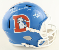 Randy Gradishar & Steve Atwater Signed Broncos Full-Size Throwback Speed Helmet Inscribed "HOF '24" (JSA) at PristineAuction.com