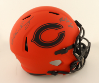 William Perry & Mike Singletary Signed Bears Full-Size Rave Alternate Speed Helmet Inscribed "HOF 98" (JSA) at PristineAuction.com