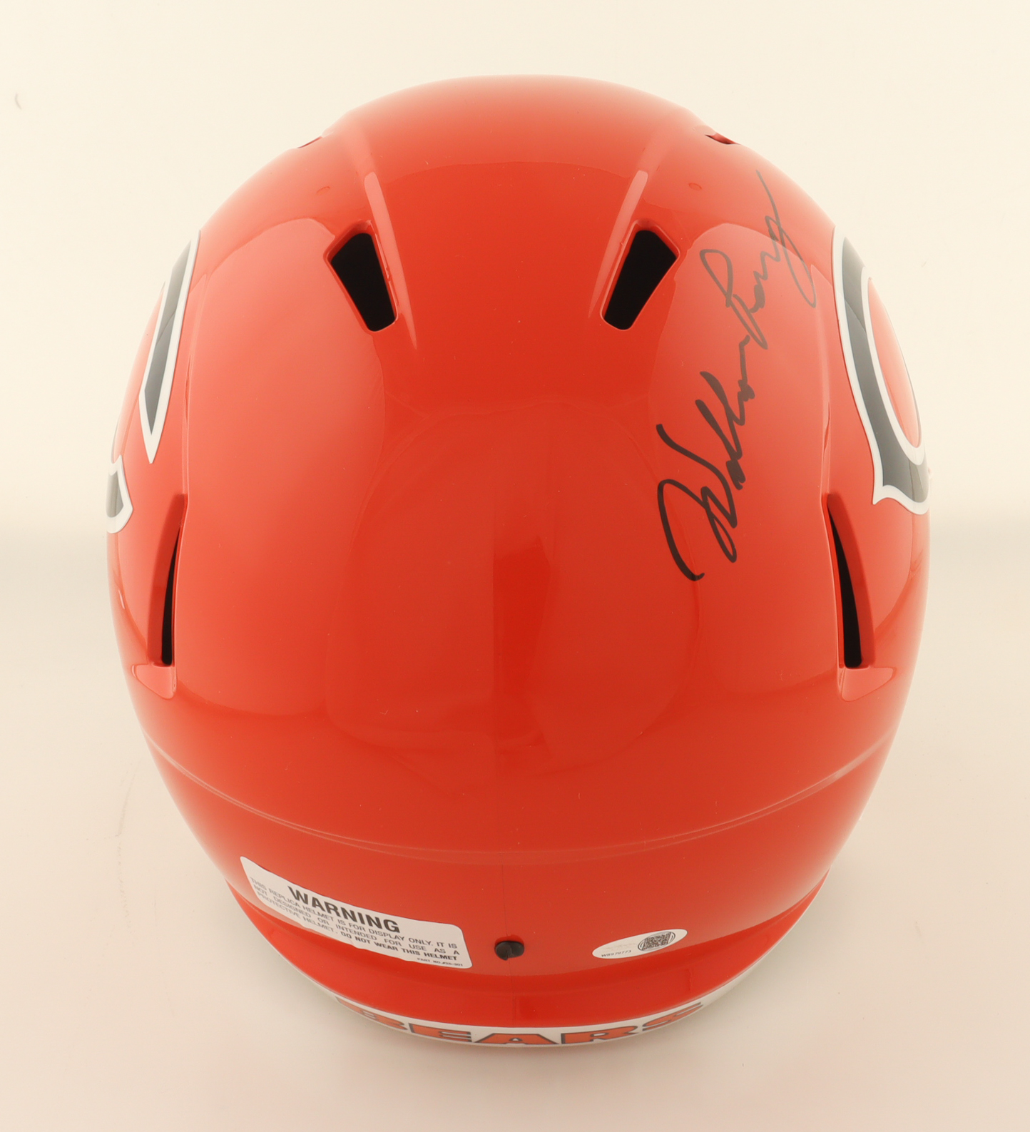 William Perry Signed Bears Full-Size Alternate Speed Helmet Inscribed "The Fridge" (JSA) at PristineAuction.com William Perry Signed Bears Full-Size Alternate Speed Helmet Inscribed "The Fridge" (JSA) at PristineAuction.com