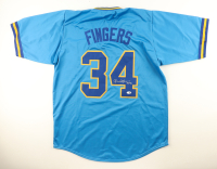 Rollie Fingers Signed Jersey Inscribed "HOF 92" (JSA) at PristineAuction.com